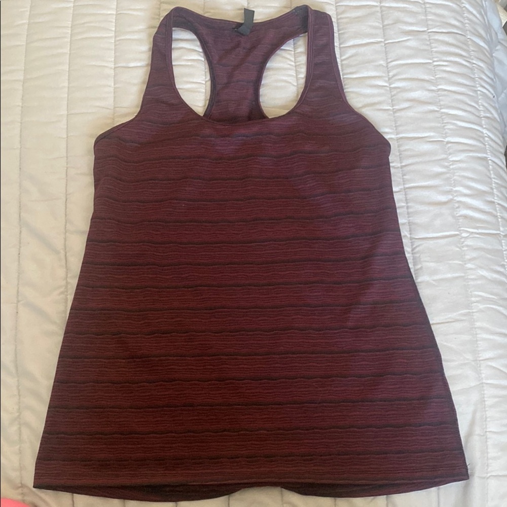 90 Degrees Women's exercise Burgundy Tank Top XL